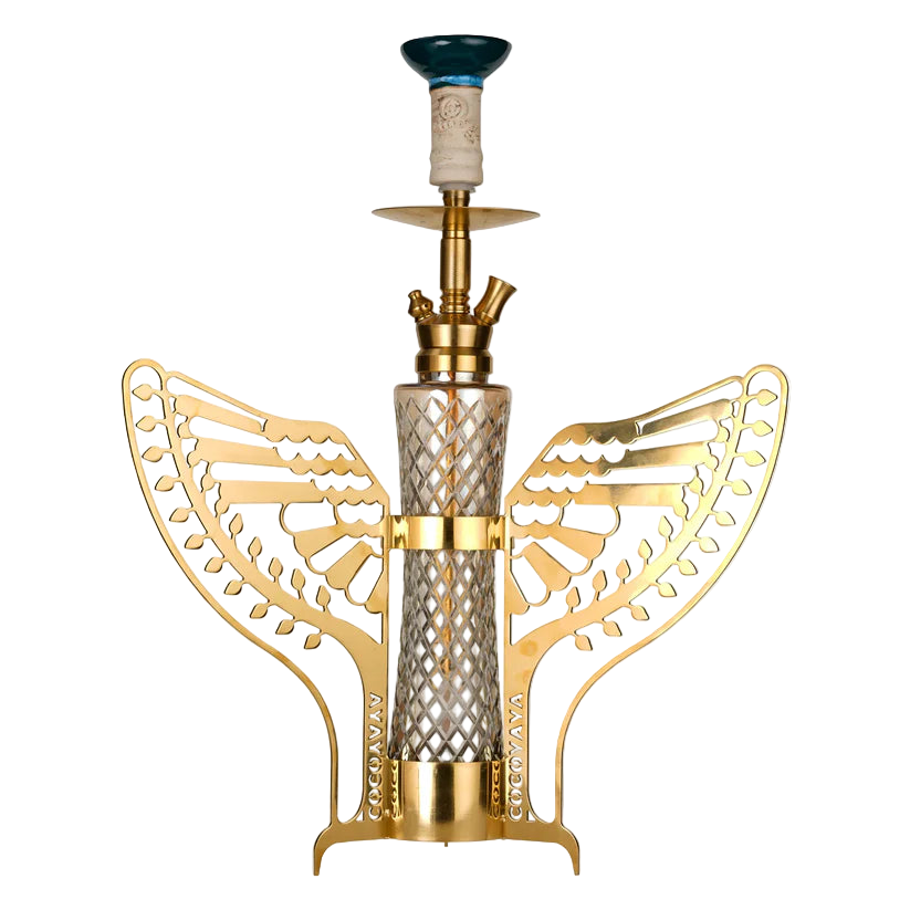 Hookah 26″ Cocoyaya Fly Mira Series – Modern Glass & Stainless