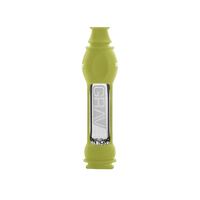 Green dog toy with 'Grav' branding on a white background