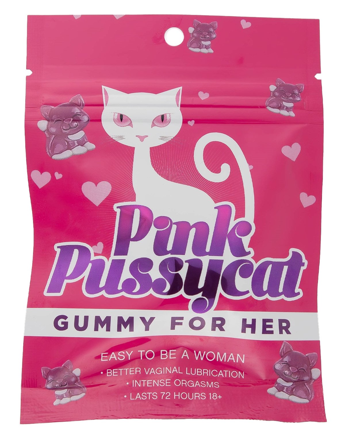 Pink Pussycat Gummies for Her – 24 ct Box (Sensual Enhancement)
