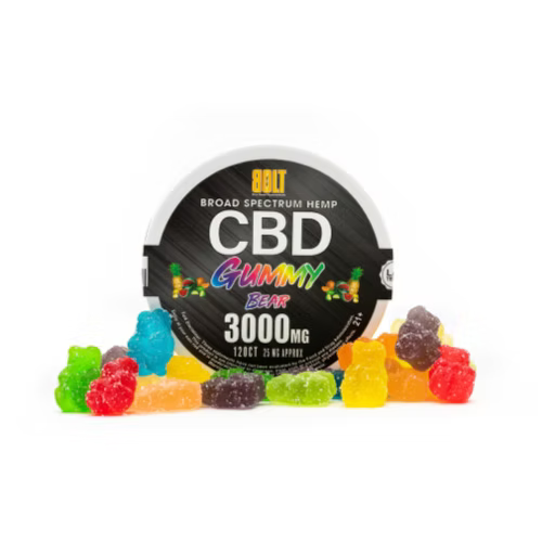 Bolt Gummies 3000mg 120ct Gummy Bears