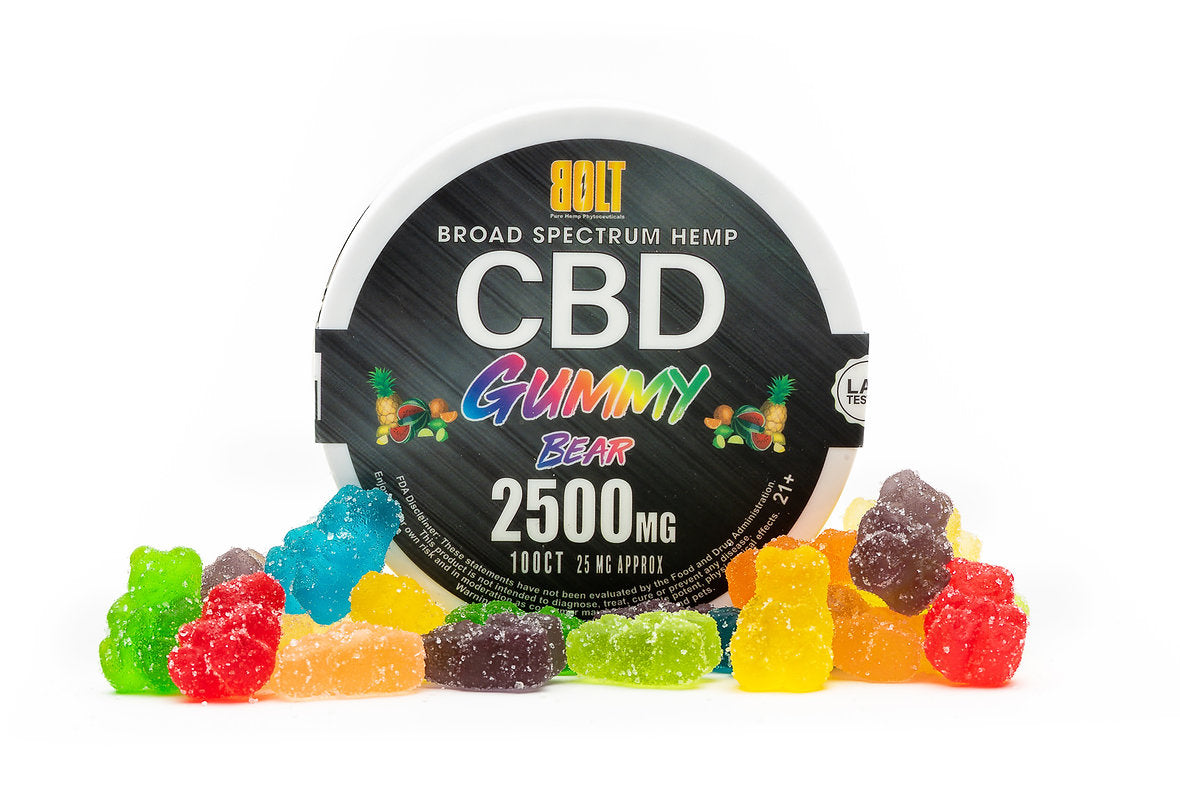 Bolt Cbd Gummies 2500mg 100ct Gummy Bear