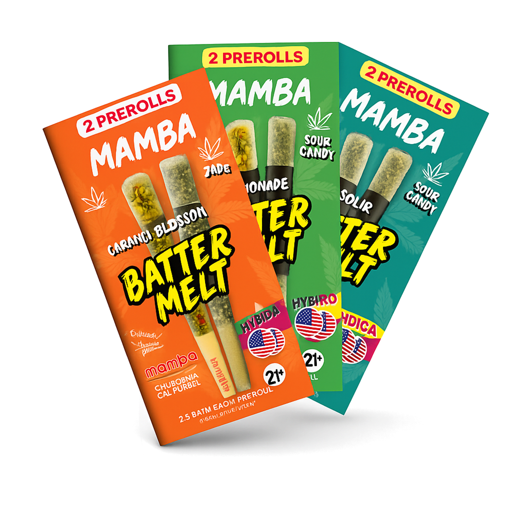 Mamba Batter Melt Pre-Rolls (2 Pack) | Infused Hemp Joints