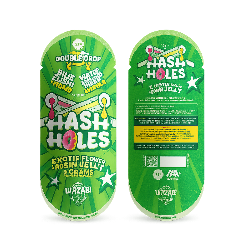 Wazabi Hash Holes Pre-Rolls – 10 Count Box | Premium Infused Joints