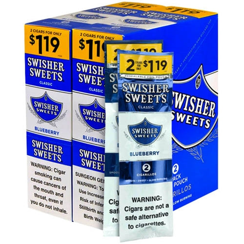 wisher Sweets Cigarillos – Blueberry