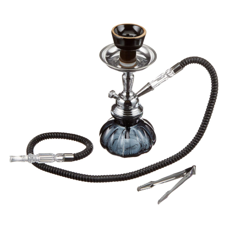 Badshah Pumpkin Hookah 10" – Black 1 Hose Compact Hookah