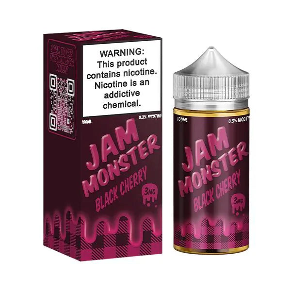 Jam Monster Black Cherry | Bold Cherry E-Liquid