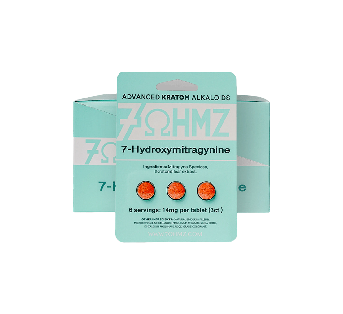 7ΩHMZ 7-Hydroxymitragynine Extract Tablets 14mg – Box of 20 Blisters