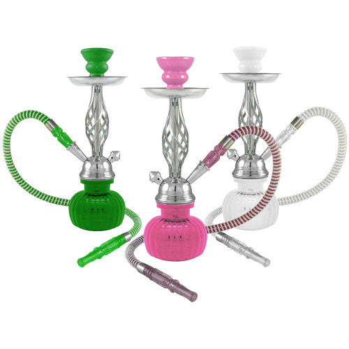 Hookah Glass Small – Compact Hookah in Assorted Colors