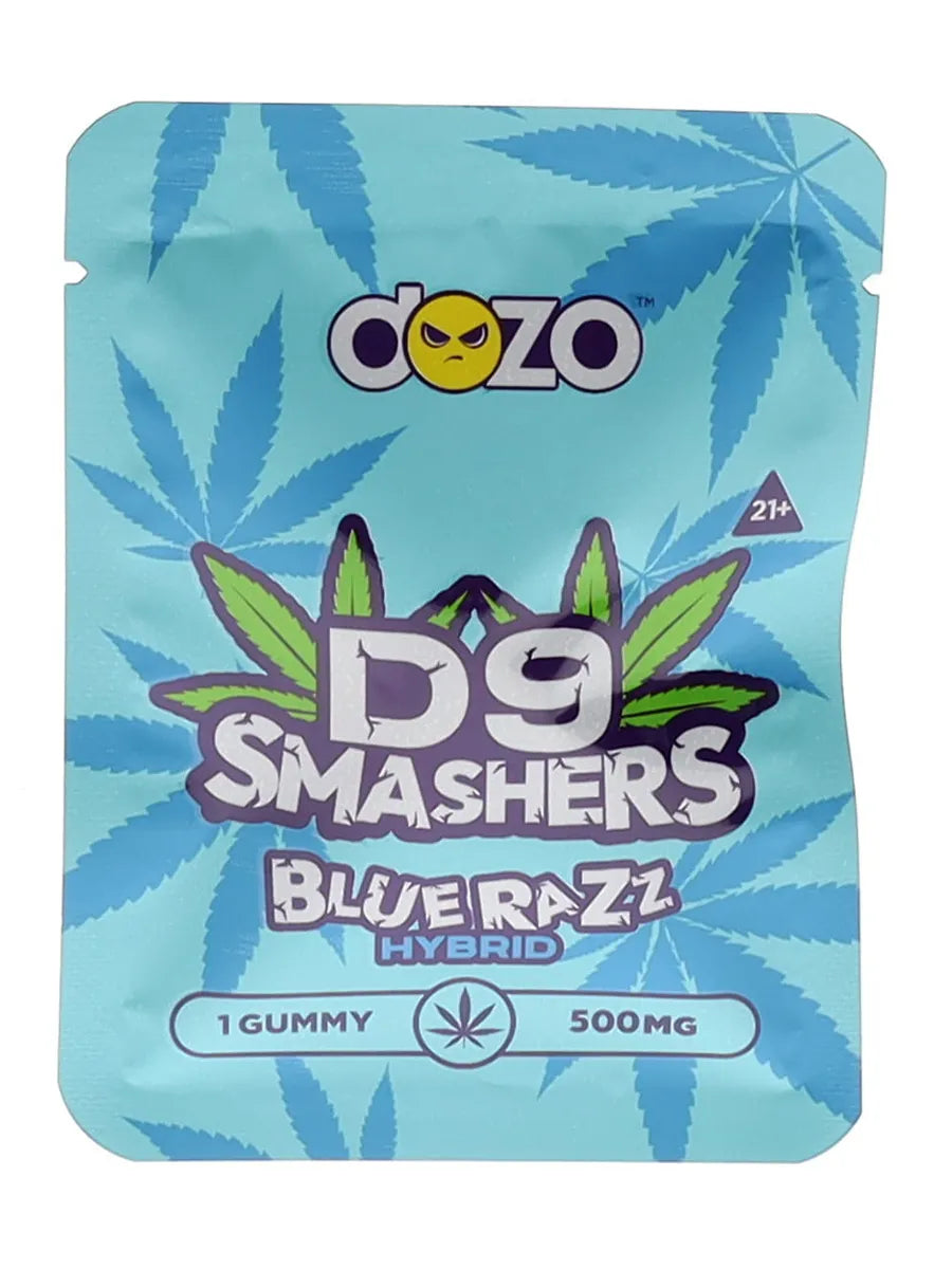 DOZO D9 Smashers Gummy – Blue Razz (500 mg)