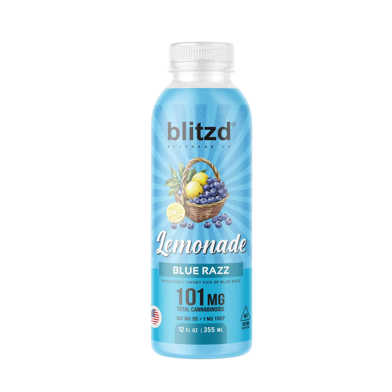 Bllitzd THC Lemonade 12oz | 101mg Delta-9 Infused Drink