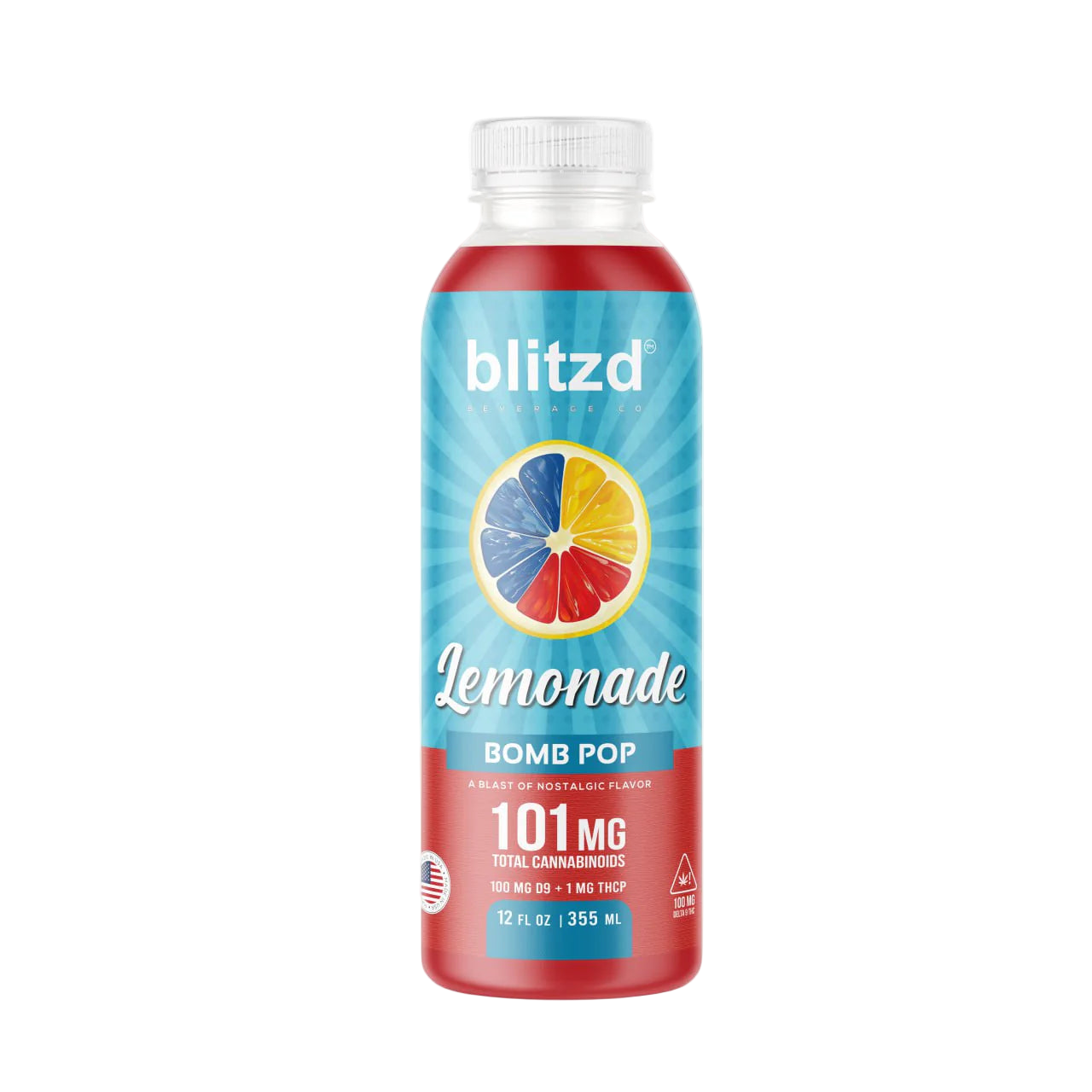 Bllitzd THC Lemonade 12oz | 101mg Delta-9 Infused Drink