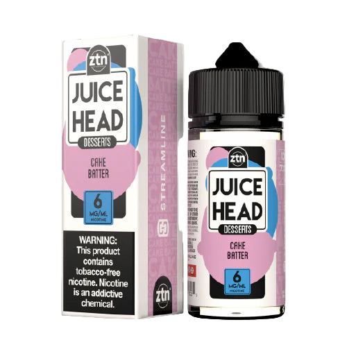 Juice Head ZTN Cake Batter 100ml Dessert Vape E-Liquid Juice Head ZTN Cake Batter 100ml Dessert Vape E-Liquid