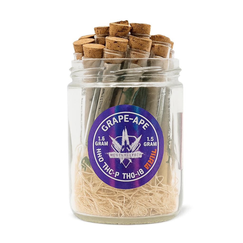 Hemp Wellness D8 + THC-P Pre-Rolls 1.5g (15ct Jar) – Blue Dream Sativa