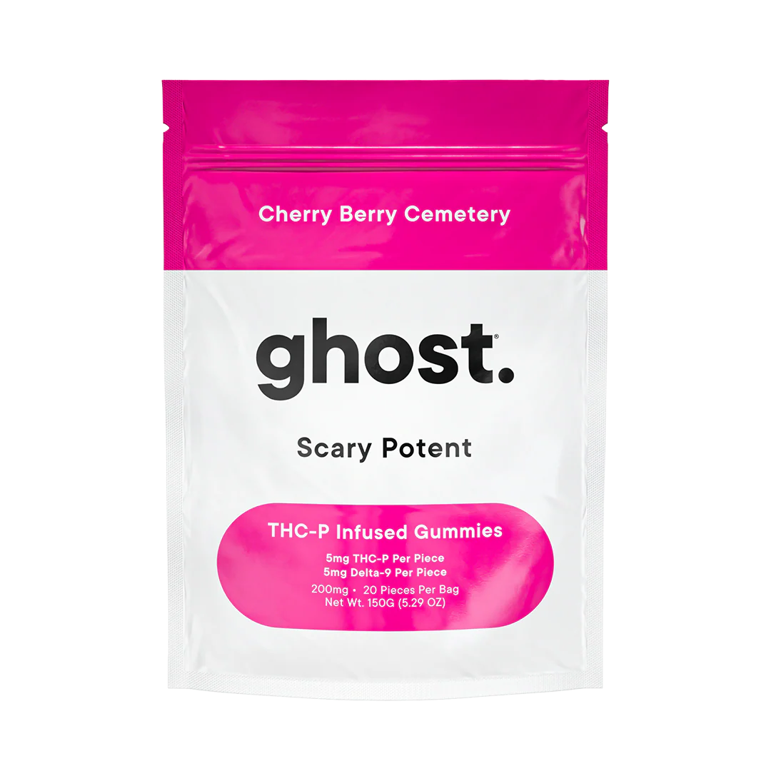 Ghost Reaper Gummies – 200mg D9 + THC-P (20ct) – 4 Flavors