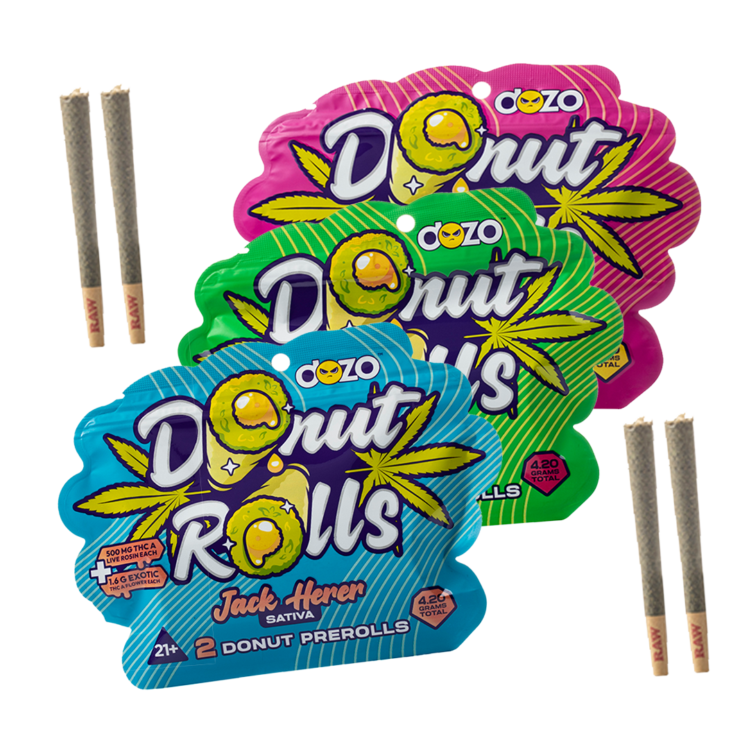 Dozo Donut THCP Pre-Rolls 6g (3-Pack)