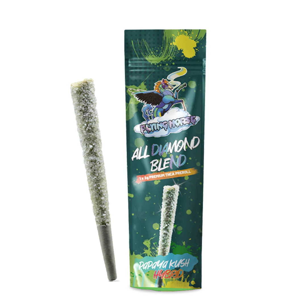 Flying Horse Pre-Rolls – All Diamond Blend | Premium THCA Joints