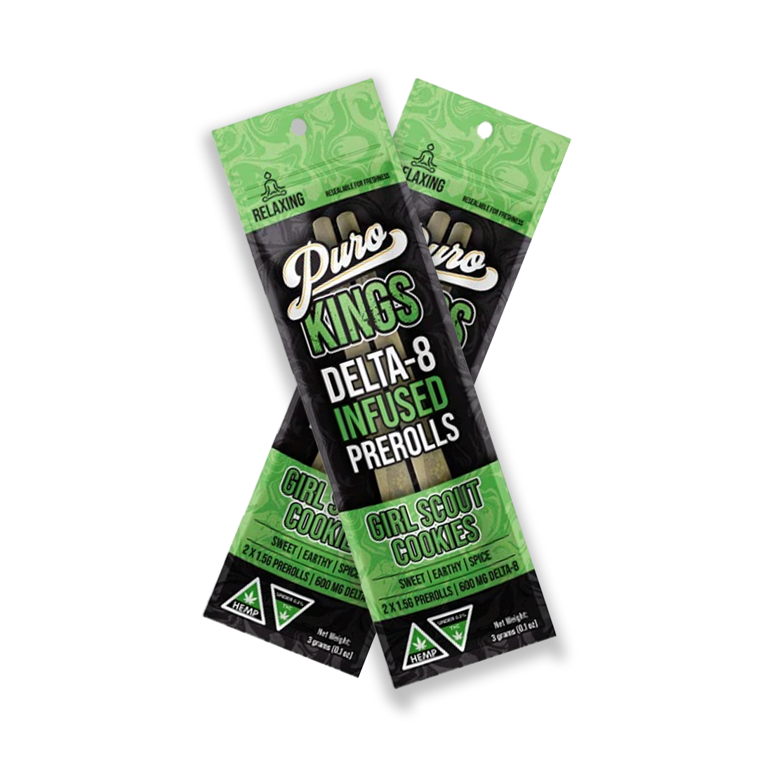 Puro Kings D8 Pre-Rolls – Girl Scout Cookies