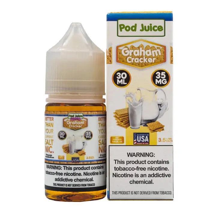 Pod Juice Graham Cracker Salt Nic 30mL TFN
