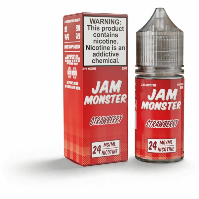 Jam Monster Salts – Strawberry Jam 30 mL (24 mg / 48 mg Salt Nicotine)