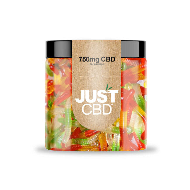 Just Cbd 750mg-12oz Jar Sugar Free Gummy Worms