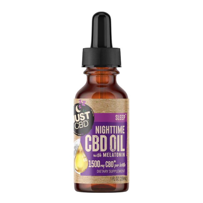 Just CBD Nighttime CBD Oil with Melatonin 250mg 29ml