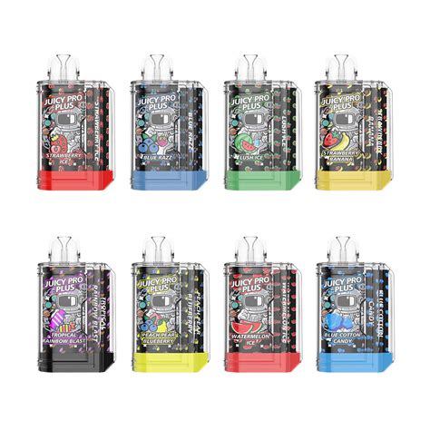 Juicy Pro Plus Disposable Vape – 8,500 Puffs, 5% Nicotine, 10-Count Box