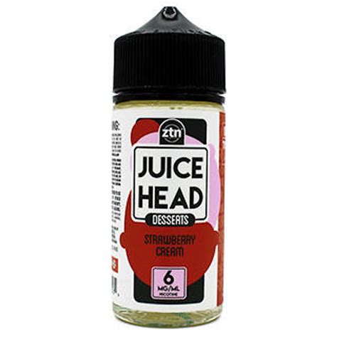 Juice Head 100ml E-Juice Strawberry Cream