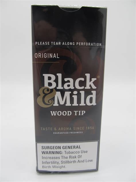 Black & Mild Wood Tip Original Upright (Box of 25)