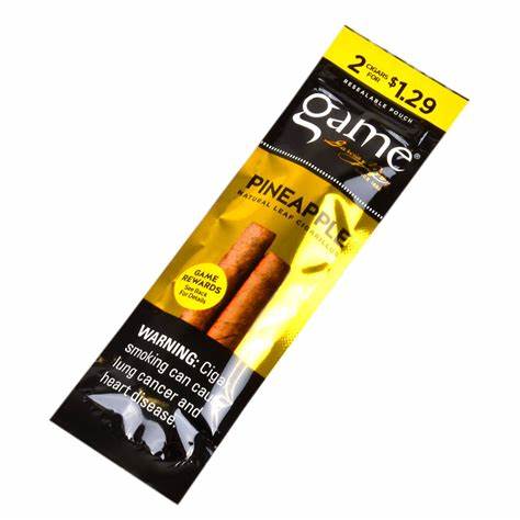 Game Cigarillos Pineapple – 2 for $1.29