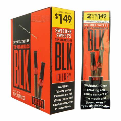 Swisher Sweets BLK Tip Cigarillos – Cherry (2 for $1.49)