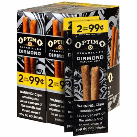 Optimo Cigarillos – Diamond (Natural Leaf)