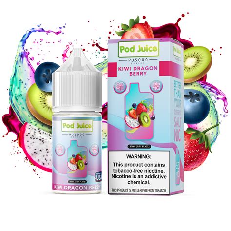 Pod Juice Kiwi Dragon Berry Salt Nic 30mL TFN