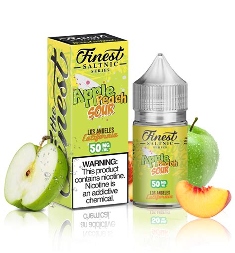 Finest Salt E-Juice 30ml Apple Peach Sourrings 30mg