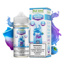 Pod Juice Blue Razz Slushy 3mg 100ml - VapeSmoke.com