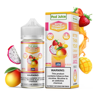 Pod Juice Mango Strawberry Dragonfruit 3mg 100ml - VapeSmoke.com