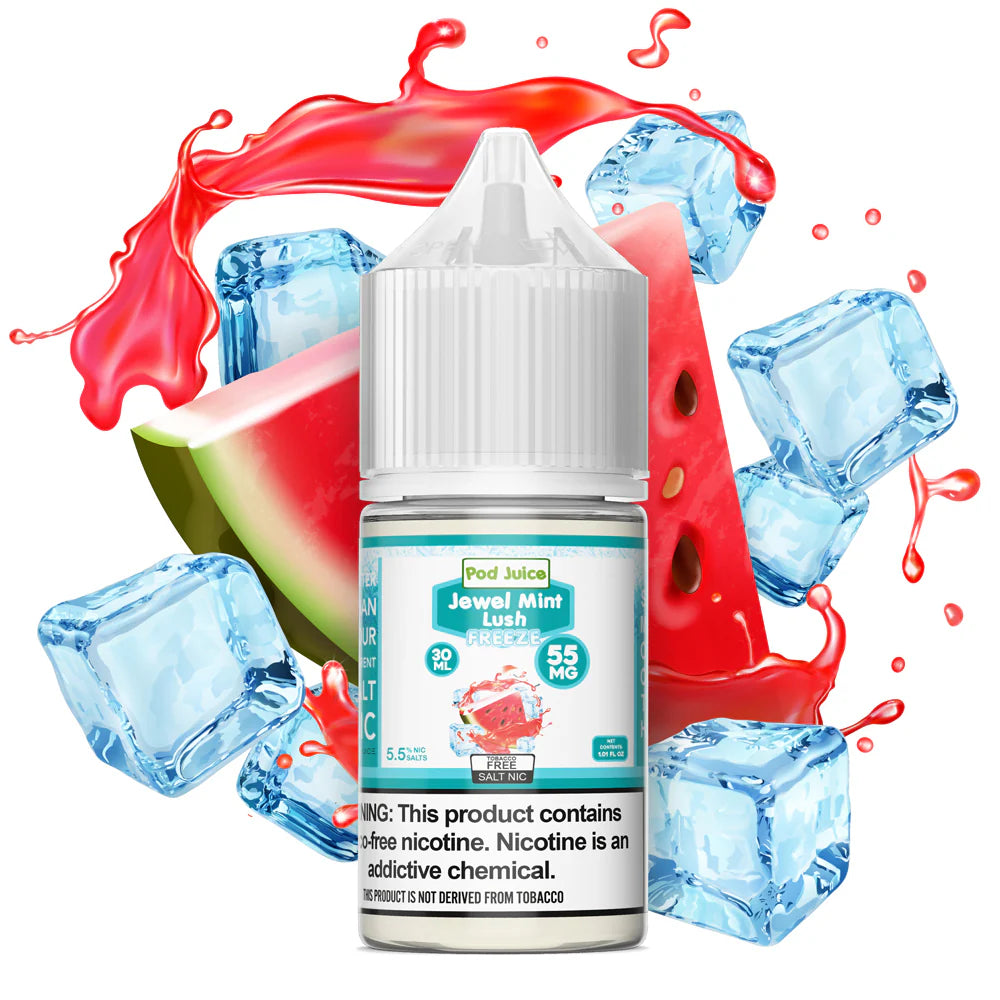Pod Juice Jewel Mint Lush Freeze Salt Nic 30mL TFN