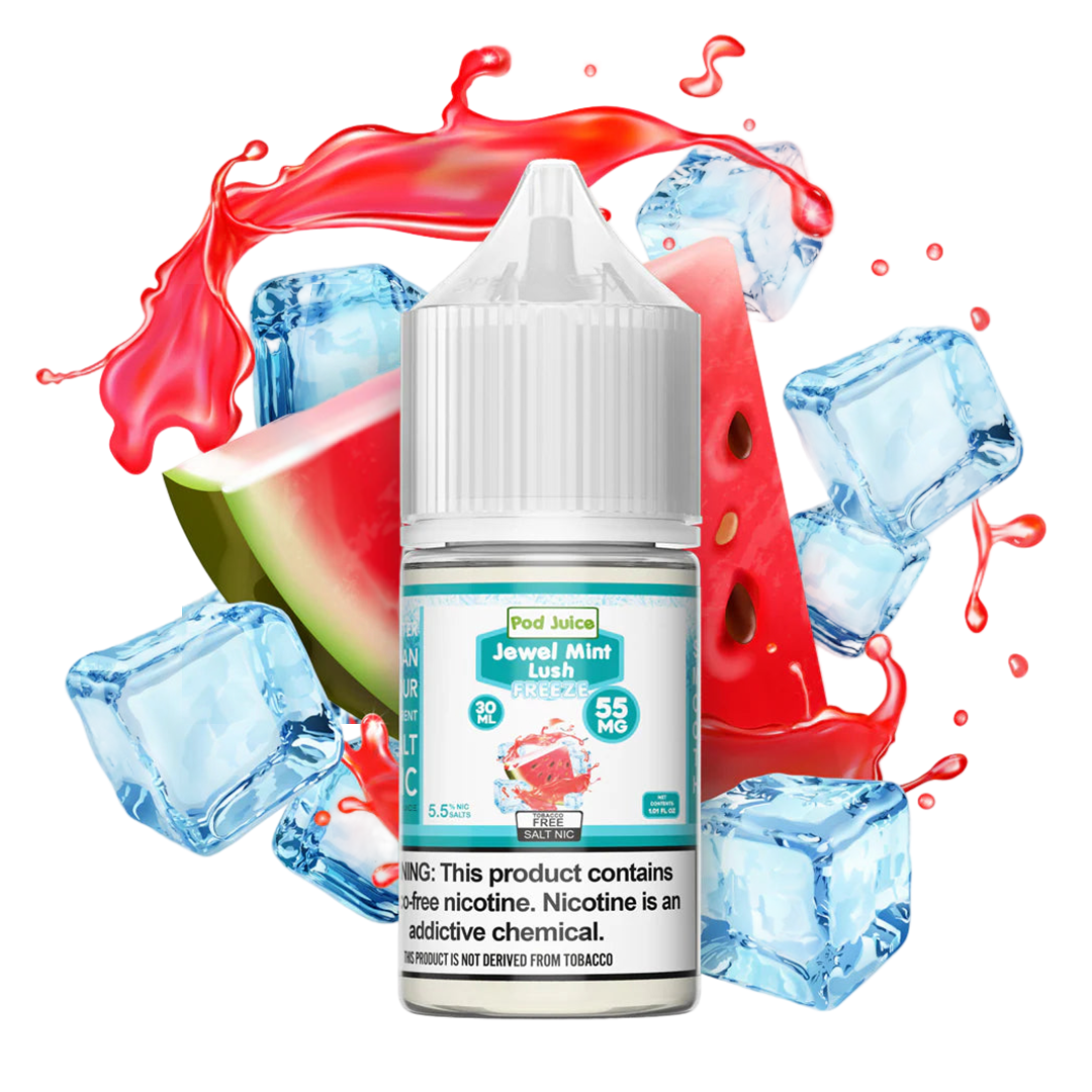 Pod Juice Jewel Mint Lush Freeze Salt Nic 30mL TFN