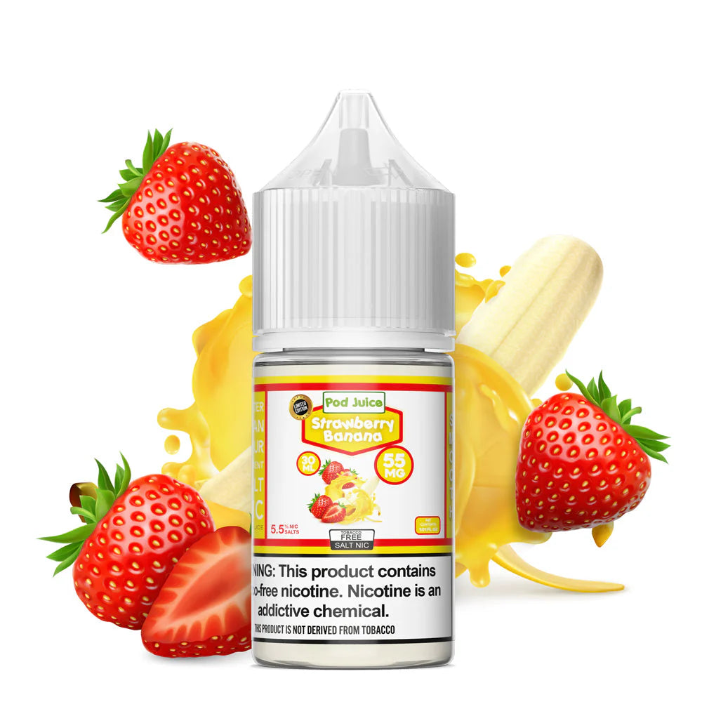 Pod Juice Strawberry Banana Salt Nic 30mL TFN