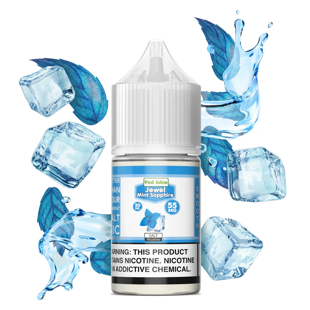 Pod Juice Jewel Mint Sapphire Salt Nic 30mL TFN