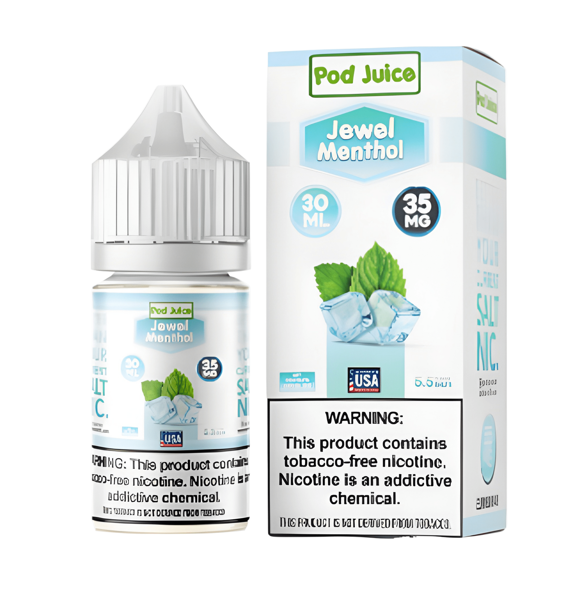 Pod Juice Jewel Menthol Salt Nic 30mL TFN Pod Juice Jewel Menthol Salt Nic 30mL TFN