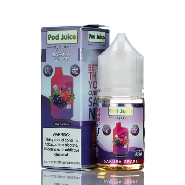 Pod Juice Sakura Grape Salt Nic 30mL TFN