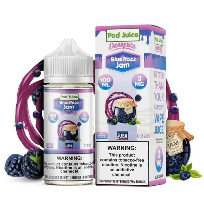 Pod Juice Freebase 100mL E-Juice