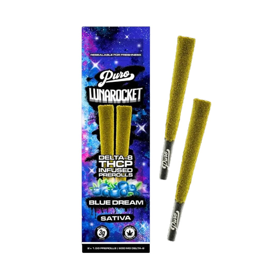 Puro Lunar Rocket Delta 8 + THCP Pre-Rolls