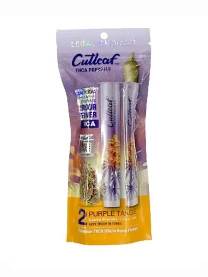 Cutleaf Thca Hemp Prerolls Purple Tangie