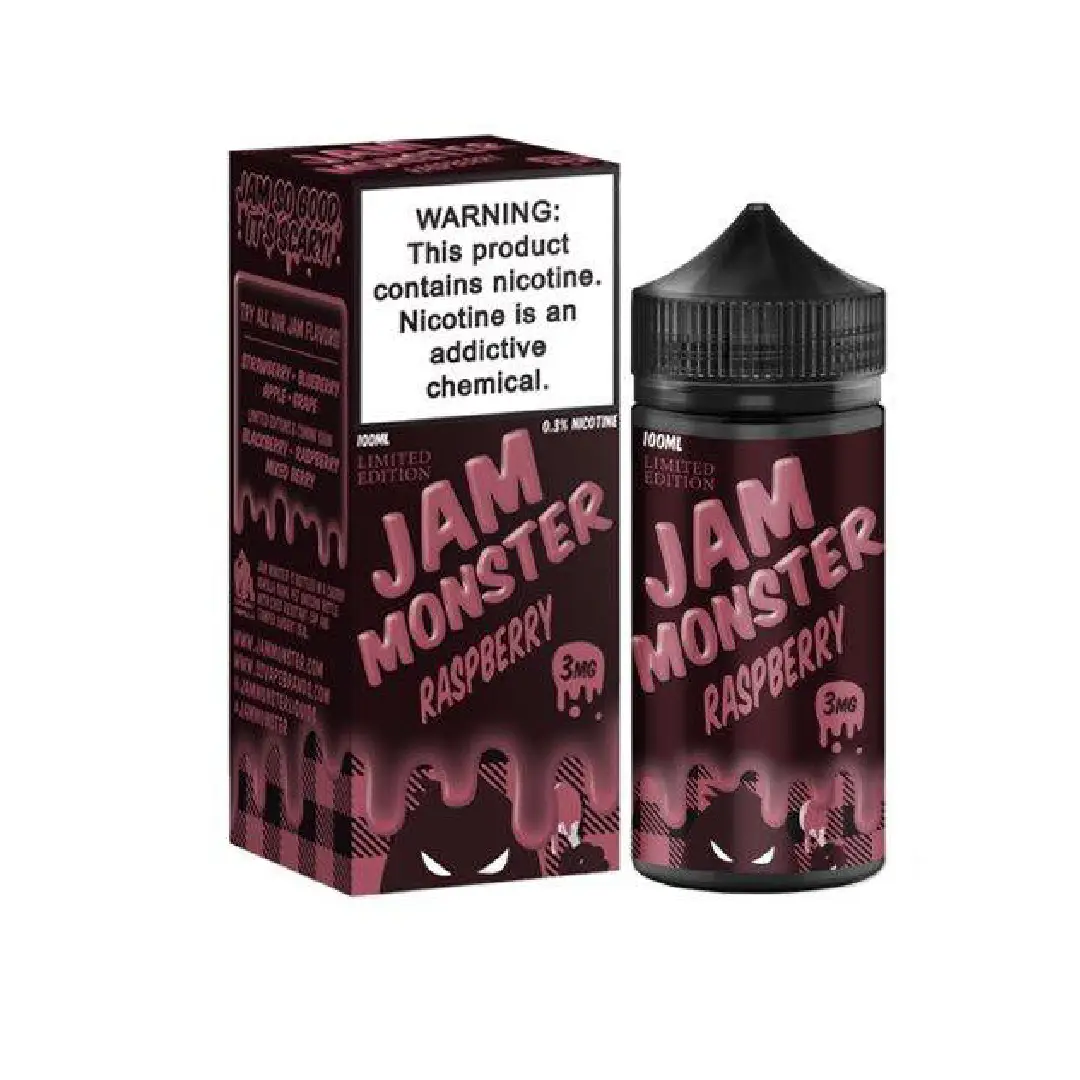 Jam Monster Raspberry | Sweet & Tart Raspberry Vape
