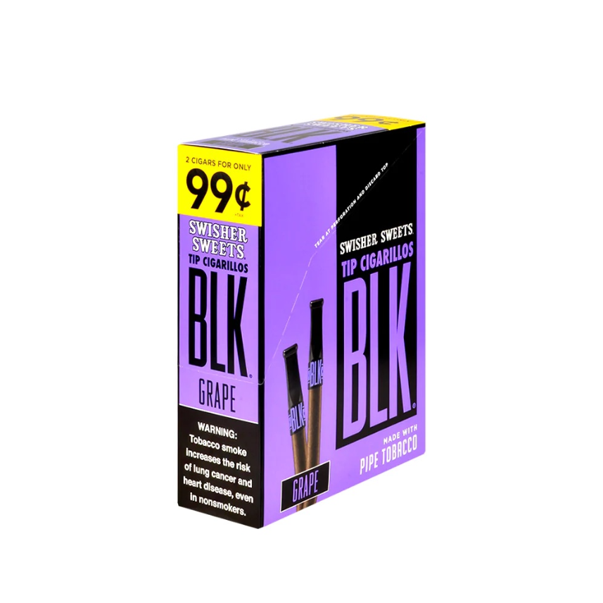 Swisher Sweets BLK Pipe Tip Cigarillos – Priced around $0.79 per pack