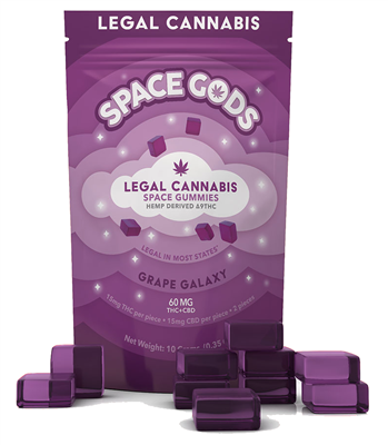 Spacegoods Gummy 300mg Grape Galaxy