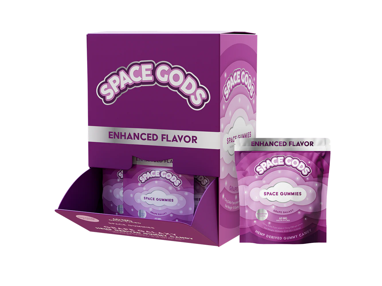 Spacegoods Gummy 300mg Grape Galaxy