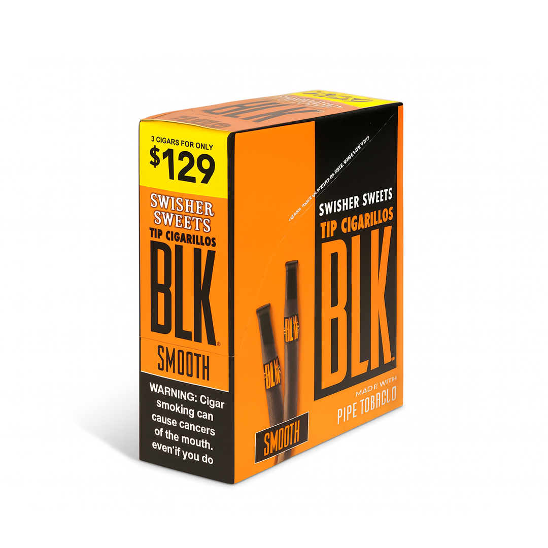 Swisher Sweets 2-Tip Cigarillos BLK – Original & Smooth Flavor