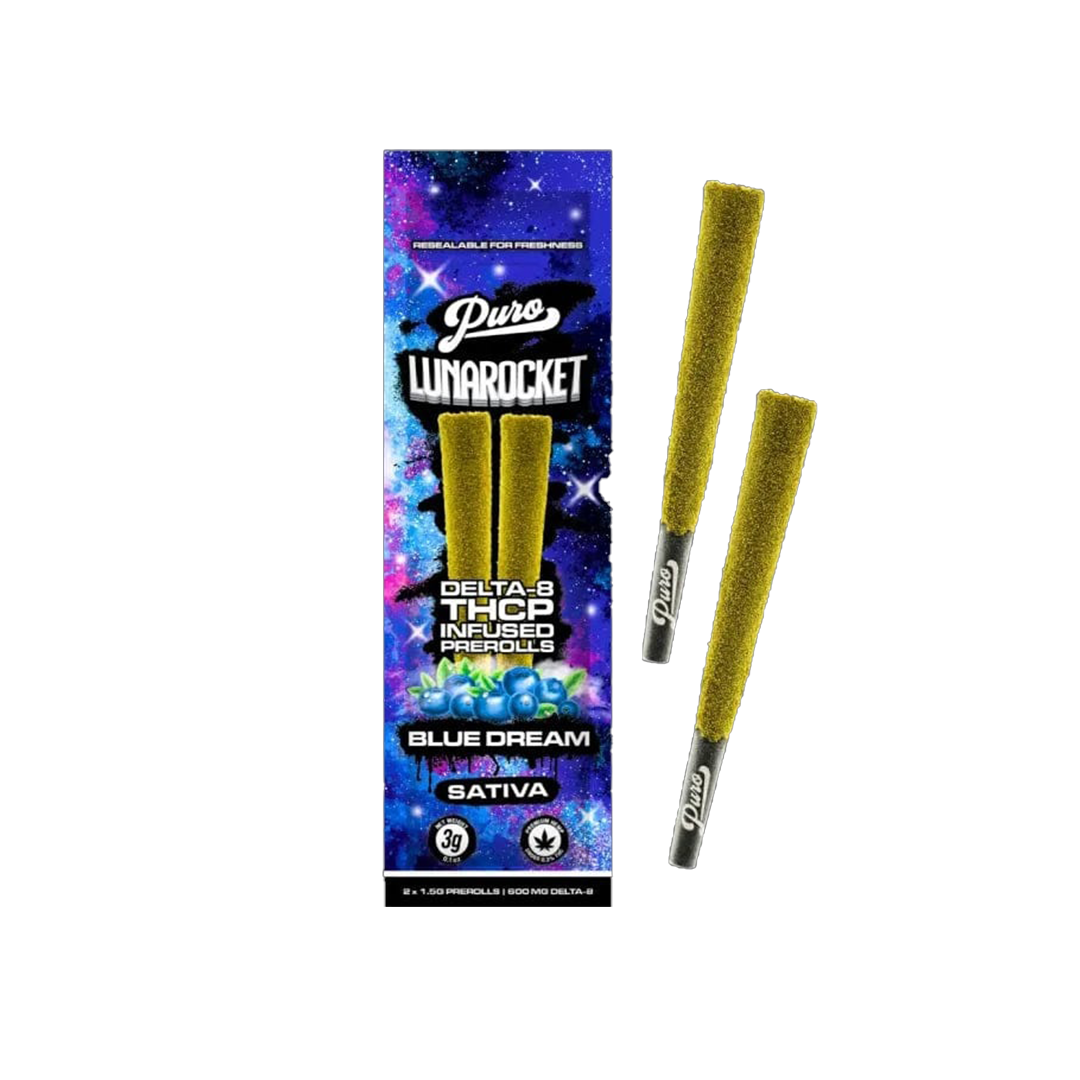 Puro Lunar Rocket Delta 8 + THCP Pre-Rolls (Sativa)